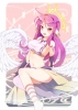 No Game No Life : Jibril 180418
ahoge blush gloves happy long hair pink red eyes tattoo wings   anime picture