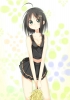 Anime CG Anime Pictures      180427
ahoge black hair blush cheerleader green eyes hairpins short   anime picture