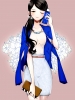 Setsuko 180436
black hair blush flower jewelry long skirt smile wink yellow eyes   anime picture