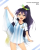 The Idolmaster : Ganaha Hibiki 180438
ahoge black hair blue eyes fang happy long ponytail ribbon   anime picture