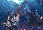 Kantai Collection : Nagato 180493
anthropomorphism black hair gloves headdress long skirt thigh highs underwater weapon yellow eyes   anime picture