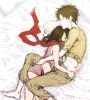 Shingeki no Kyojin : Eren Yeager Mikasa Ackerman 180506
bed black hair brown couple hug pajama scarf short sleep   anime picture