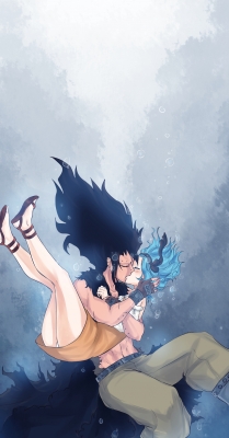 Fairy Tail : Gajeel Redfox Levy McGarden 180651
 667218  fairy tail  gajeel redfox levy mcgarden   ( Anime CG Anime Pictures      ) 180651   : blanania
black hair blue blush dress band kiss long sandals short underwater   anime picture