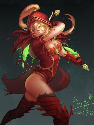 World of Warcraft : Valeera Sanguinar 180806
 667385  world of warcraft  valeera sanguinar   ( Anime CG Anime Pictures      ) 180806 
blonde hair cloak green eyes long thigh highs weapon   anime picture