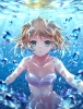 Fate Stay Night : Saber 180625
ahoge bikini blonde hair green eyes ribbon short underwater   anime picture