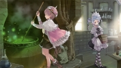 Atelier Rorona: Alchemist of Arland : Hom Rororina Fryxell 180658
blue eyes boots brown hair cloak dress grey jewelry maid pointy ears red ribbon short skirt smile twin tails   anime picture
