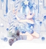 Anime CG Anime Pictures      180782
bandage bells blue eyes hair dress long ribbon   anime picture