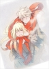 Aldnoah.Zero : Asseylum Vers Allusia Slaine Troyard 180817
blonde hair blue eyes blush grey happy jacket long scarf short snow   anime picture