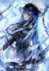 Akame ga Kill! : Esdeath 180822
blue eyes hair chain dress gloves hat ice long   anime picture