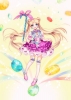 Sailor Moon : Tsukino Usagi 180985
blonde hair blue eyes dress flower happy long nail polish odango ribbon sweets thigh highs twin tails   anime picture