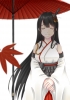 Kantai Collection : Fusou 181069
anthropomorphism black hair long smile umbrella   anime picture