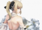 Fate Stay Night : Saber Lily 181114
ahoge blonde hair blue eyes flower ponytail short   anime picture