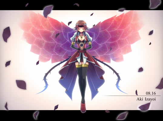 Yu Gi Oh! 5Ds : Aki Izayoi 181191
 667781  yu gi oh 5ds  aki izayoi   ( Anime CG Anime Pictures      ) 181191   : Raijin
flower gloves jewelry red hair short skirt thigh highs wings   anime picture
