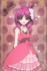 Magi: The Labyrinth of Magic : Morgiana 181125
blush dress flower happy jewelry purple hair red eyes ribbon side tail   anime picture
