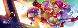 League of Legends : Miss Fortune 181206
blue eyes gaming gun hat long hair nail polish pink purple skirt smile wink   anime picture
