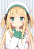 Shimotsuki Potofu 181228
blonde hair blush green eyes hat long ribbon twin tails   anime picture