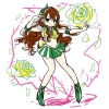 Puzzle & Dragons Sailor Moon : Valkyrie 181310
boots braids brown hair crossover flower gloves green eyes high heels long ribbon skirt smile   anime picture