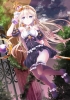 Anime CG Anime Pictures      181305
blonde hair blue eyes dress flying band jewelry long night royalty sky staff thigh highs   anime picture