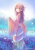 Anime CG Anime Pictures      181381
blue eyes braids brown hair dress long tree   anime picture