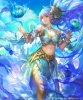 Anime CG Anime Pictures      181389
blue eyes hair headdress jewelry long skirt sky smile water   anime picture