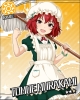 The Idolmaster Cinderella Girls : Murakami Tomoe 181391
brown eyes happy headdress maid red hair short stars   anime picture