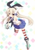 Kantai Collection : Shimakaze 181489
anthropomorphism blonde hair boots gloves band long skirt thigh highs uniform yellow eyes   anime picture