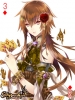 End Breaker! :  181491
ahoge brown hair card flower jewelry long nail polish red eyes smile   anime picture