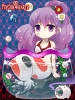 Psychic Hearts :  181499
chibi flower jewelry long hair mermaid ponytail purple eyes   anime picture