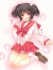 To Heart 2 : Yuzuhara Konomi 181504
black hair blush heart red eyes seifuku short twin tails   anime picture