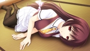 Saimin Enbu : Aoba Asuka 181604
brown hair long pantyhose ribbon sad seifuku tie wallpaper   anime picture