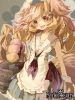 Psychic Hearts :  181620
blonde hair blush brown eyes hairpins happy inu mimi long ribbon seifuku skirt tail   anime picture