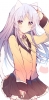 Angel Beats! : Tachibana Kanade 181654
grey hair long neko mimi purple seifuku yellow eyes   anime picture