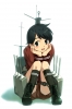 Kantai Collection : Mogami 181701
anthropomorphism black hair blush green eyes happy short uniform weapon   anime picture