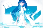 Vocaloid :  181715
blue eyes hair book dress long megane pantyhose seifuku   anime picture