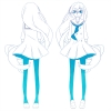 Vocaloid :  181723
blue eyes character sheet dress long hair megane pantyhose seifuku white   anime picture