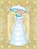 Psychic Hearts :  181744
blonde hair blue eyes choker dress flower gloves long side tail smile umbrella   anime picture