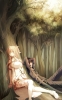 Sword Art Online : Kirito Yuuki Asuna 181850
black hair braids brown jacket long short skirt sleep thigh highs tree   anime picture