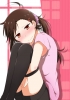 Nisekoi : Onodera Haru 181853
ahoge blush brown eyes hair hairpins long shorts side tail thigh highs   anime picture