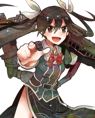 Kantai Collection : Tone 181915
 668526  kantai collection  tone   ( Anime CG Anime Pictures      ) 181915   : Itomugi
anthropomorphism black eyes hair blush happy long ribbon twin tails uniform weapon   anime picture