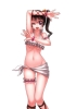 Anime CG Anime Pictures      181876
bikini black hair garter happy long purple eyes side tail wink   anime picture