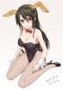 Kantai Collection : Haruna 181889
anthropomorphism black hair blush bunny suit hairpins high heels long pantyhose red eyes usa mimi   anime picture