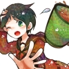 Kantai Collection : Mogami 181906
anthropomorphism black hair blush green eyes short uniform wink   anime picture