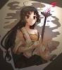 Kantai Collection : Shouhou Zuihou 181913
ahoge anthropomorphism black eyes hair grey long ponytail ribbon   anime picture