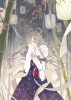 Vocaloid : Luo Tianyi 181940
dress fan green eyes grey hair long twin tails   anime picture
