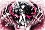 Anime CG Anime Pictures      181974
barefoot black hair chain dress flower gothic long red eyes smile   anime picture