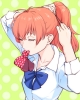 Gekkan Shoujo Nozaki kun : Sakura Chiyo 181982
ahoge blush long hair orange ponytail ribbon   anime picture