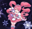 6Princess : Pink Princess 181991
boots happy heart jewelry long hair mahou shoujo pink red eyes royalty skirt snow twin tails wink   anime picture