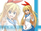 Nisekoi : Kirisaki Chitoge 182068
blonde hair blue eyes blush happy long ponytail ribbon seifuku   anime picture
