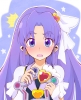 HappinessCharge PreCure! : Cure Fortune Hikawa Iona 182099
blush heart long hair mahou shoujo musical instrument purple eyes shy stars   anime picture
