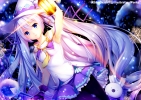 Vocaloid : Yuki Miku 182114
blue eyes hair cloak gloves hat long pantyhose ribbon skirt snow staff tie twin tails usagi witch   anime picture